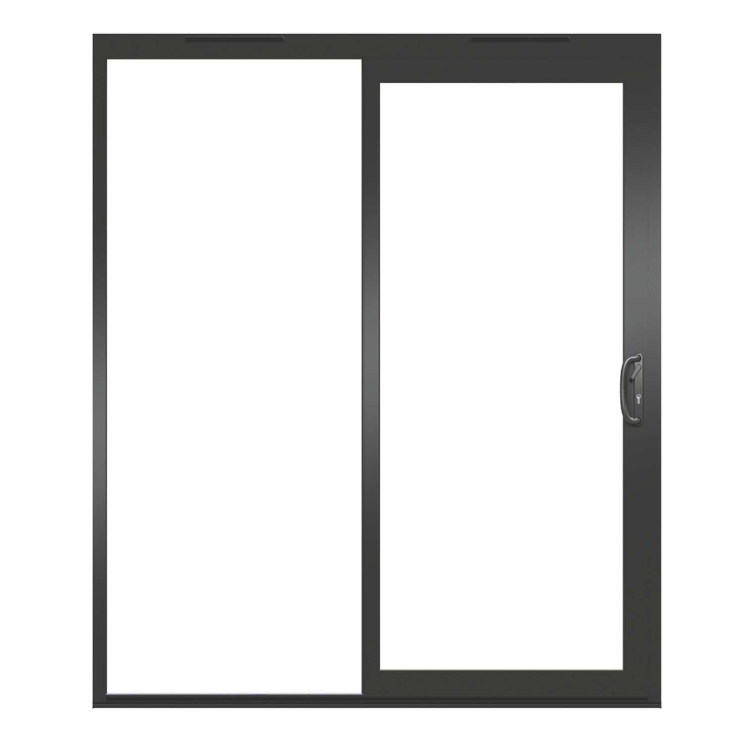 Green & Taylor Right-Handed Black Metal Sliding Patio Door 2090mm x 1790mm (471CT)