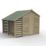 Forest 4Life 6' x 8' (Nominal) Apex Overlap Timber Shed with Lean-To