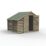 Forest 4Life 6' x 8' (Nominal) Apex Overlap Timber Shed with Lean-To