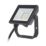 Philips ProjectLine Outdoor LED Floodlight Black 10W 900lm