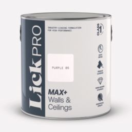 LickPro Max+ 2.5Ltr Purple 05 Eggshell Emulsion  Paint
