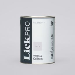 LickPro  5Ltr Grey 14 Eggshell Emulsion  Paint