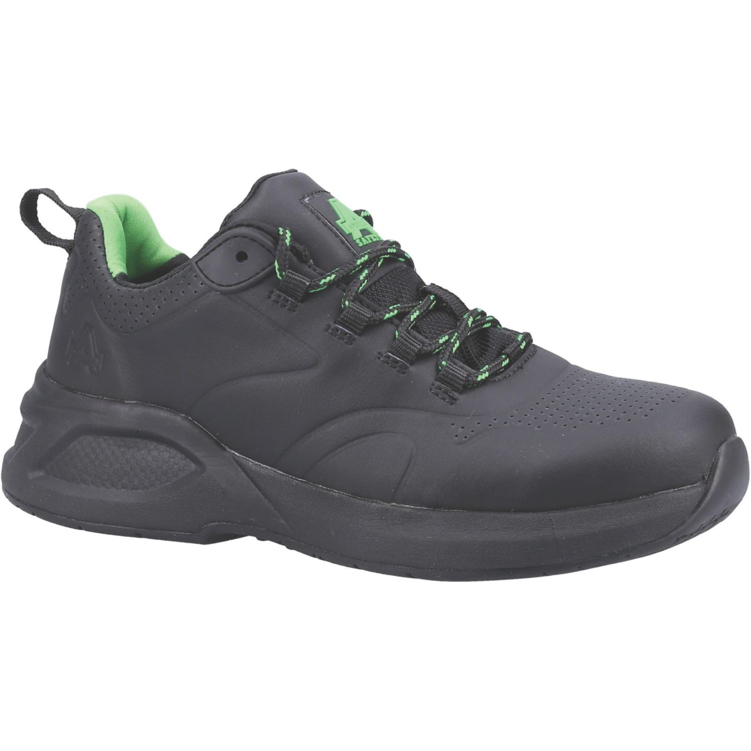 Amblers 612 Size 4 Womens Black Steel Toe Cap Safety Trainers (471KE)