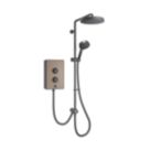 Mira Decor Warm Bronze 10.8kW  Manual Dual Outlet Electric Shower