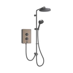 Mira Decor Warm Bronze 10.8kW  Manual Dual Outlet Electric Shower