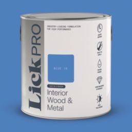 LickPro 2.5Ltr Blue 19 Satin Water-Based Trim Paint
