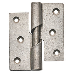 Self-Colour  Rising Butt Hinges LH 76mm x 71mm 2 Pack