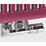 Terma  Chrome Angled 50mm Thermostatic H-Block Valve & Lockshield Set  15mm x 15mm