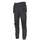 DEWALT Jefferson Work Trousers Grey/Black 38" W 31" L
