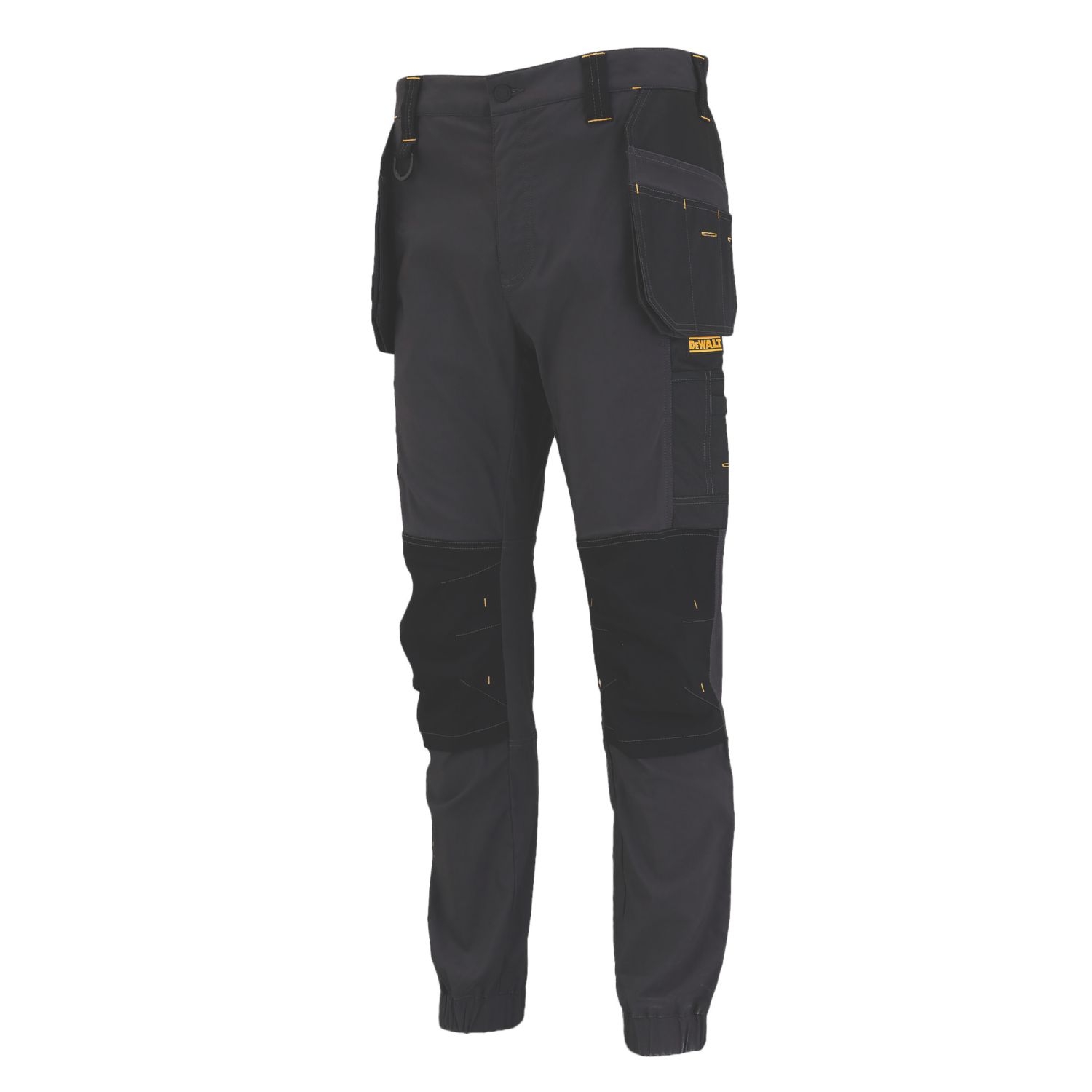 DEWALT Jefferson Work Trousers Grey/Black 38" W 31" L (471RL)