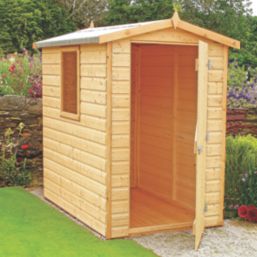 Shire  6' x 4' (Nominal) Apex Shiplap T&G Timber Shed