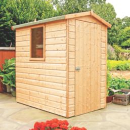 Shire  6' x 4' (Nominal) Apex Shiplap T&G Timber Shed