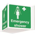 Essentials Emergency Shower Projecting Sign (3D) 200mm x 400mm