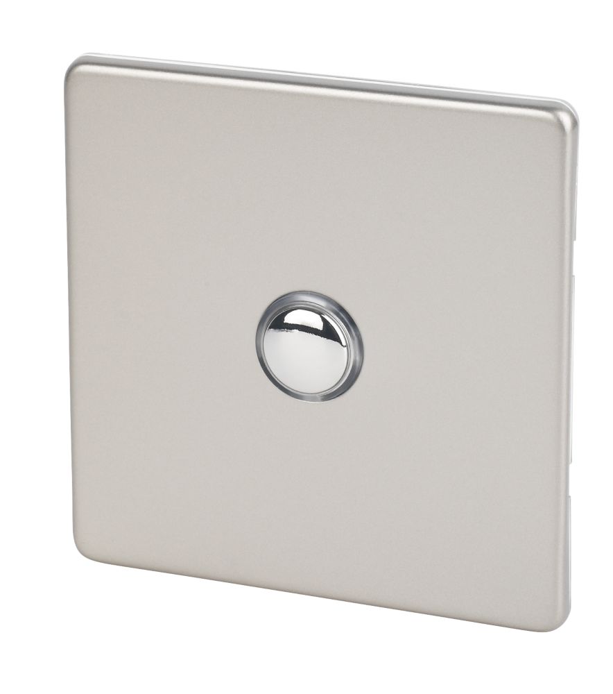 Varilight  6AX 1-Gang 2-Way Light Switch  Satin Chrome