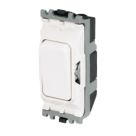 MK Grid Plus 20A Grid DP Control Switch White  with Colour-Matched Inserts