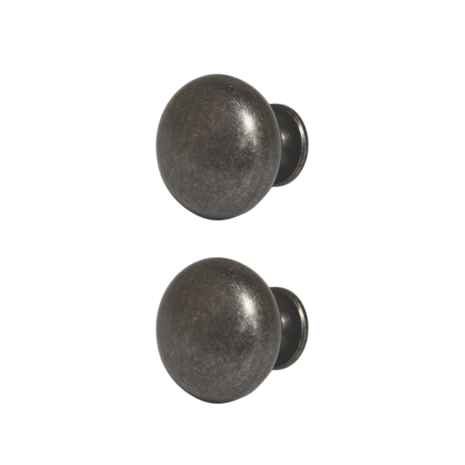 Essentials Chervil Round Cabinet Knob Antique Pewter 32mm 2 Pieces (472AA)