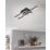 Eglo Cabezas LED 4000K Wall/Ceiling Light Black 12W 1460lm