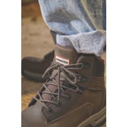 Hunter  Size 9  Brown Waterproof  Safety Boots