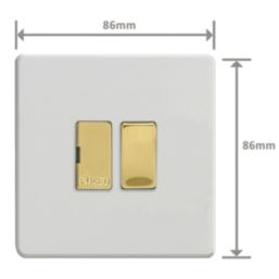 Varilight  13A Switched Fused Spur  Paintable with Colour-Matched Inserts
