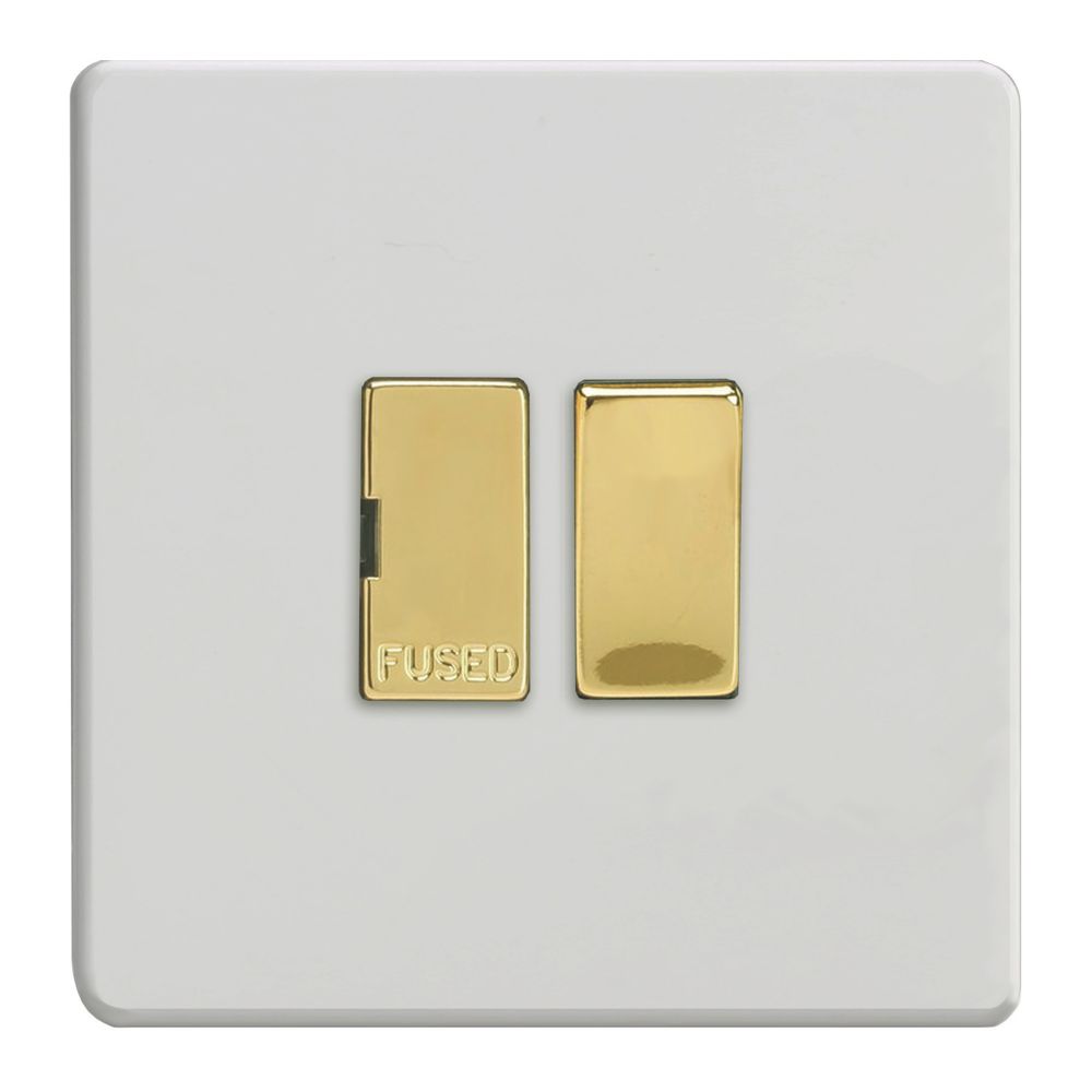Varilight 13A Switched Fused Spur Paintable with Colour-Matched Inserts ...