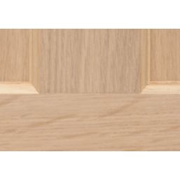 Unfinished Oak Wooden 4-Panel Internal Edwardian-Style Door 1981mm x 686mm