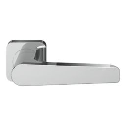 Smith & Locke Hanveg Door Handle Pair Polished Chrome