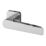 Smith & Locke Hanveg Door Handle Pair Polished Chrome