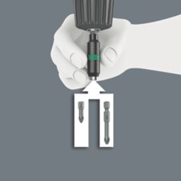 Wera Rapidaptor 1/4" Hex BiTorsion Bit Holder 75mm