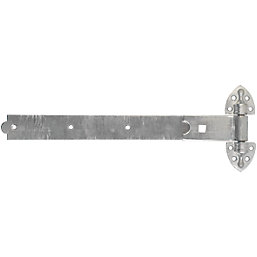 Smith & Locke Self-Colour Straight Heavy Duty Reversible Gate Hinges 195mm x 520mm x 60mm 2 Pack