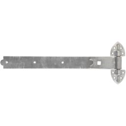 Smith & Locke Self-Colour Straight Heavy Duty Reversible Gate Hinges 195mm x 520mm x 60mm 2 Pack