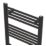 Flomasta 1200mm x 500mm 1023BTU Black Flat Electric Towel Radiator