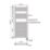 Flomasta 1200mm x 500mm 1023BTU Black Flat Electric Towel Radiator