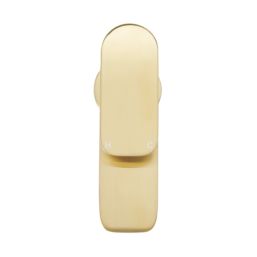 Highlife Bathrooms Rona Brushed Brass 118mm Cloakroom Lever Mono Basin Mixer Tap  With Clicker Waste