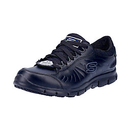 Skechers Eldred Metal Free Womens  Non Safety Shoes Black Size 3