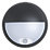 Luceco Eco Outdoor Round LED Eyelid Bulkhead With PIR Sensor Black / White 10W 400lm