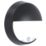 Luceco Eco Outdoor Round LED Eyelid Bulkhead With PIR Sensor Black/White 10W 400lm