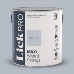 LickPro Max+ 2.5Ltr Purple 07 Matt Emulsion  Paint