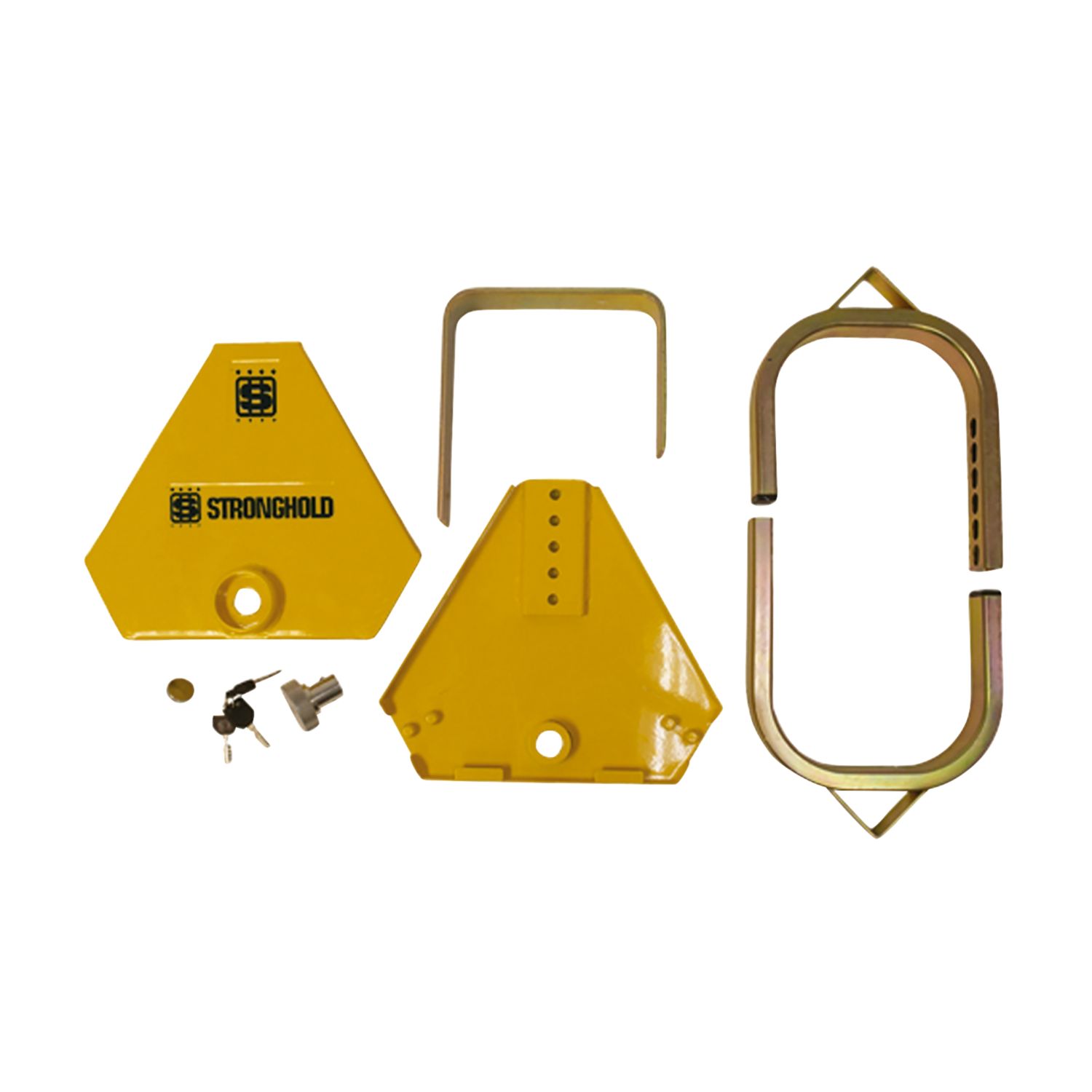 Maypole C3 Stronghold Wheel Clamp Yellow (472KR)