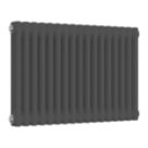 Reina 500mm x 785mm 2127BTU Anthracite Horizontal 2 Column Radiator