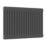 Reina 500mm x 785mm 2127BTU Anthracite Horizontal 2 Column Radiator