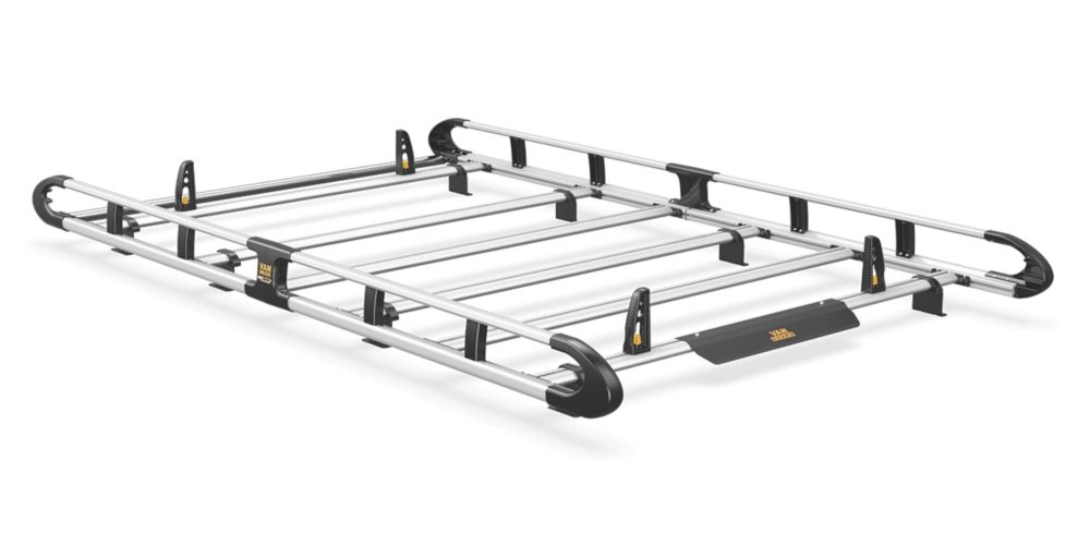 Van Guard  Renault Trafic 2014 on Roof Rack - 6-bar ULTIRack+ L1 H1 Tailgate