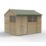 Forest Beckwood 9' 6" x 8' (Nominal) Reverse Apex Shiplap Timber Shed with Base & Assembly