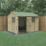 Forest Beckwood 9' 6" x 8' (Nominal) Reverse Apex Shiplap Timber Shed with Base & Assembly