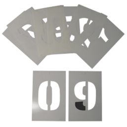 Essentials 0-9 Stencil Kit 10 Pieces