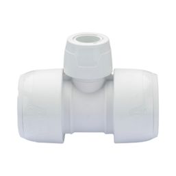 Hep2O  Plastic Push-Fit Reducing Keyless Tee 28mm x 28mm x 15mm