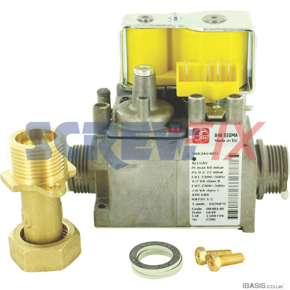 Baxi 720301001 Gas Valve Kit Screwfix
