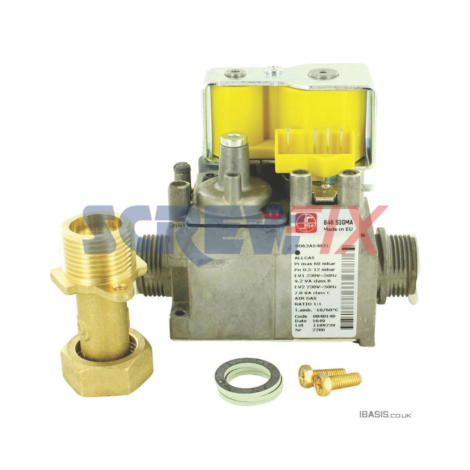 Baxi 720301001 Gas Valve Kit (472TP)