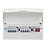 Wylex  16-Module 9-Way Populated High Integrity Dual RCD Consumer Unit with SPD