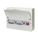 Wylex  16-Module 9-Way Populated High Integrity Dual RCD Consumer Unit with SPD