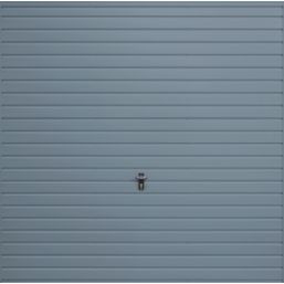 Gliderol Horizontal 8' x 6' 6" Non-Insulated Frameless Steel Up & Over Garage Door Traffic Grey